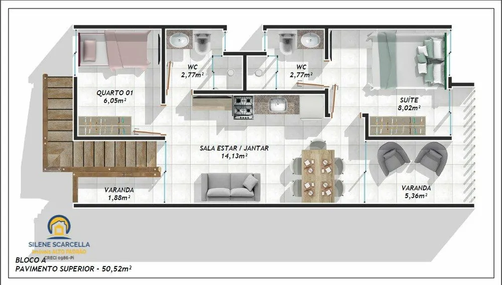 Apartamento, 3 quartos, 73 m² - Foto 9