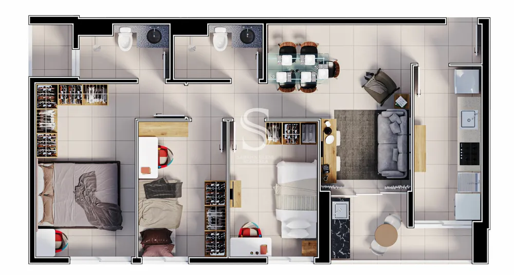 Apartamento, 3 quartos, 102 m² - Foto 12