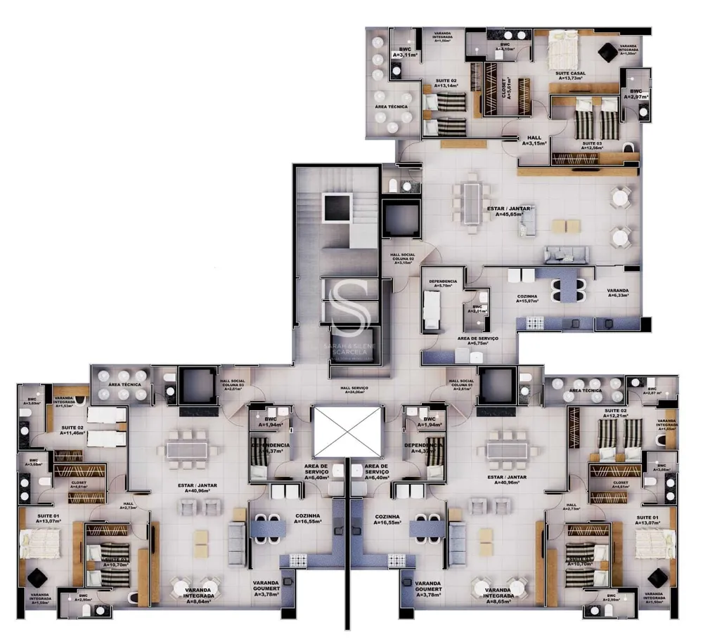 Apartamento, 4 quartos, 165 m² - Foto 7