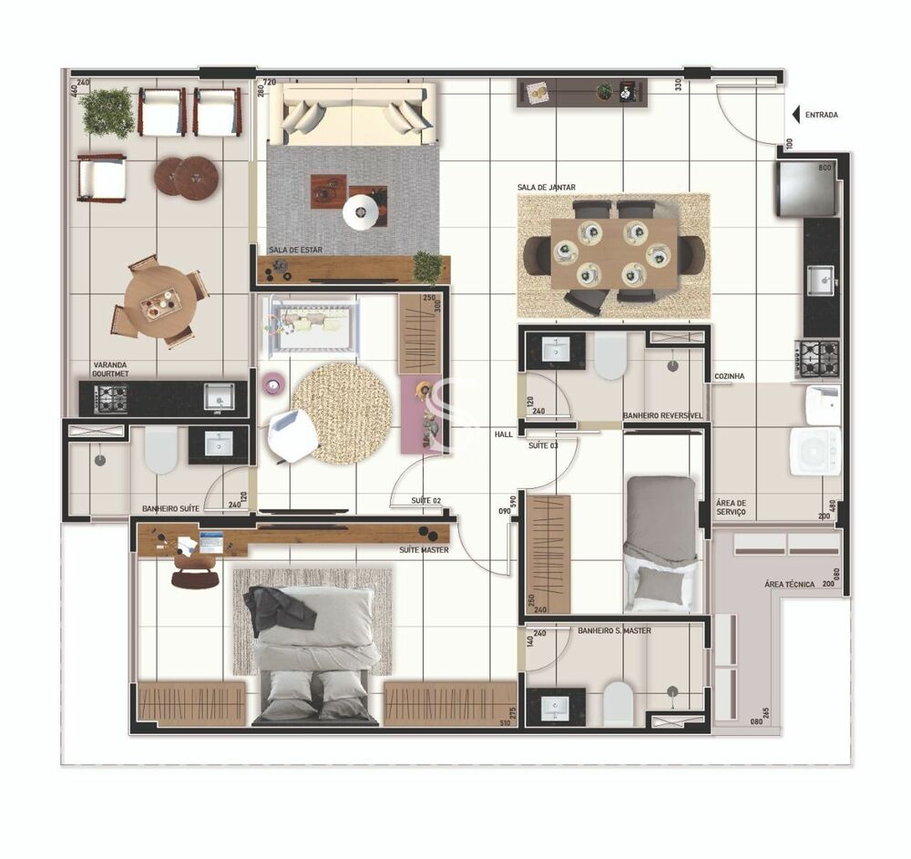 Apartamento, 4 quartos, 101 m² - Foto 1