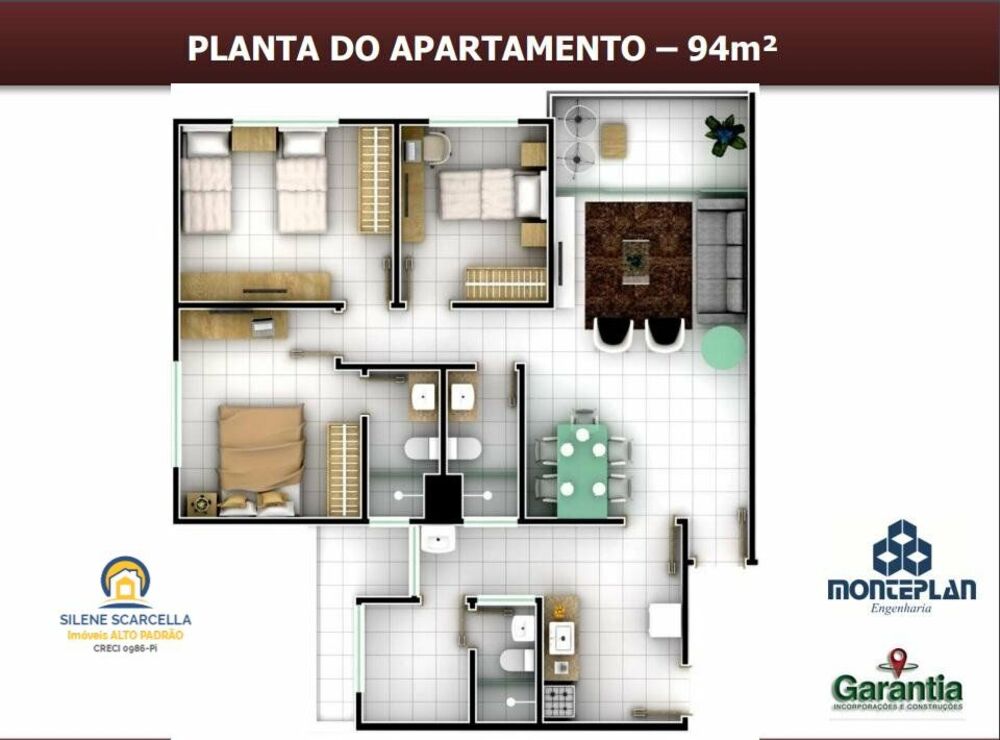 Apartamento, 3 quartos, 94 m² - Foto 17