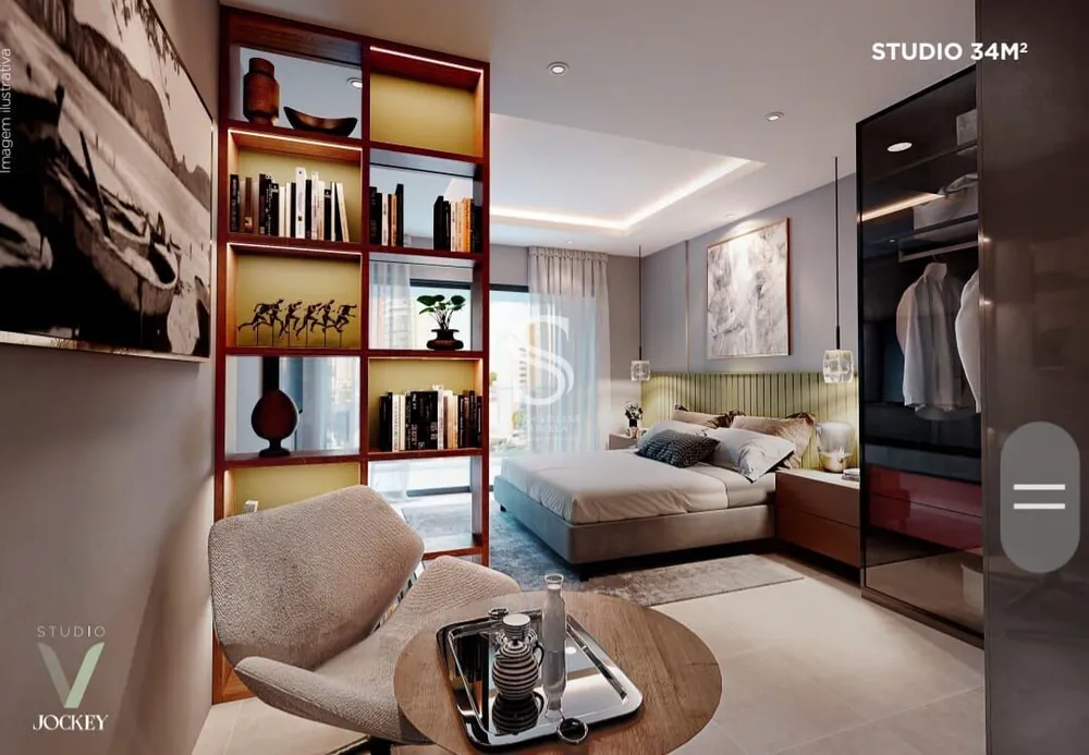 Apartamento, 1 quarto, 34 m² - Foto 3