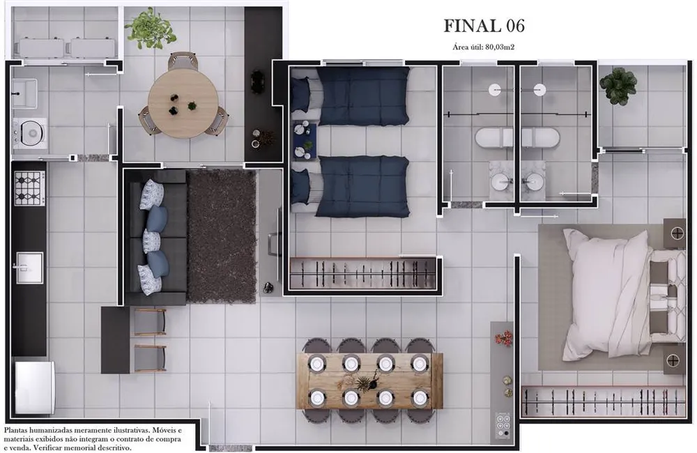 Apartamento, 2 quartos, 81 m² - Foto 16