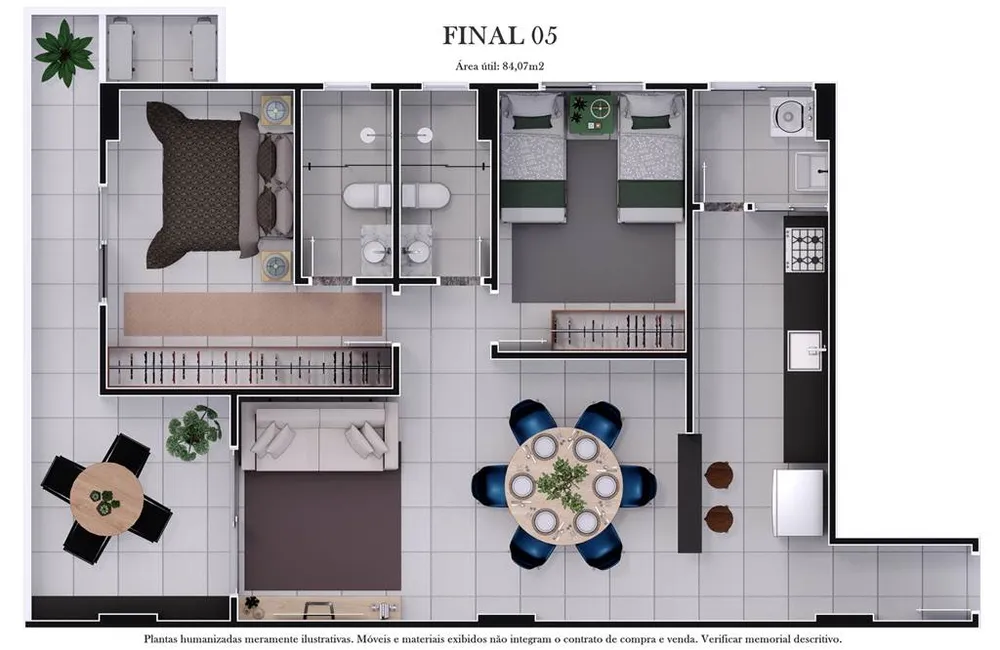 Apartamento, 2 quartos, 81 m² - Foto 15
