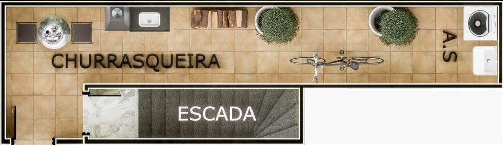 Sobrado, 2 quartos, 49 m² - Foto 6