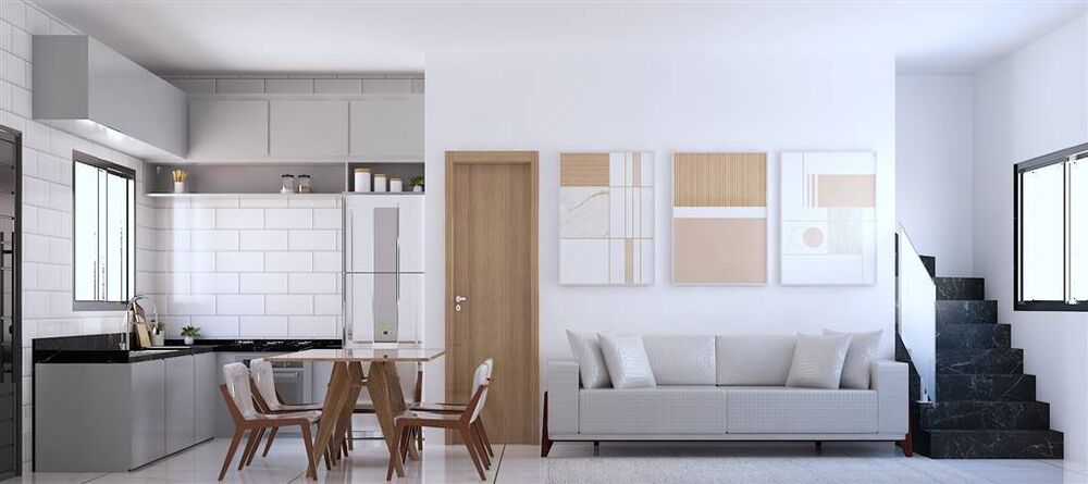 Sobrado, 2 quartos, 63 m² - Foto 1