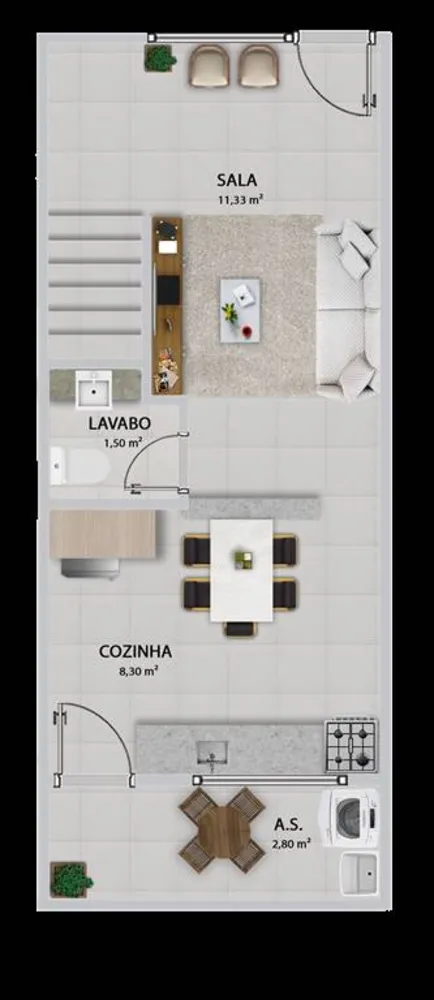 Casa de Condomínio, 2 quartos - Foto 7