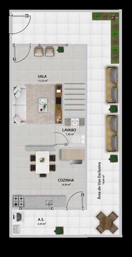 Casa de Condomínio, 2 quartos - Foto 8
