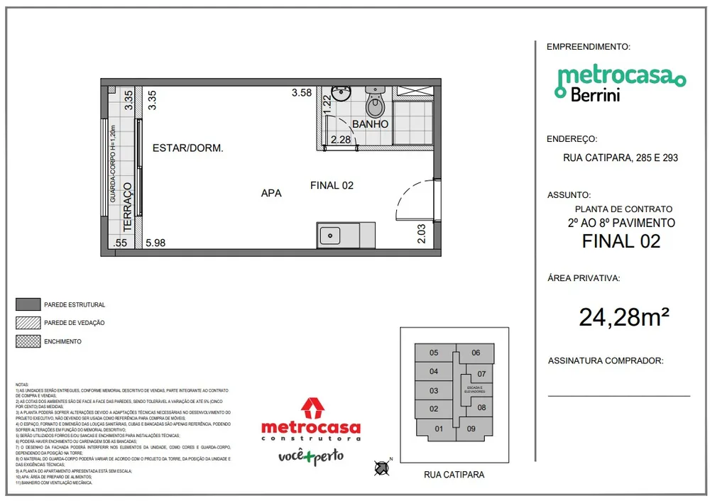 Apartamento, 1 quarto, 24 m² - Foto 3
