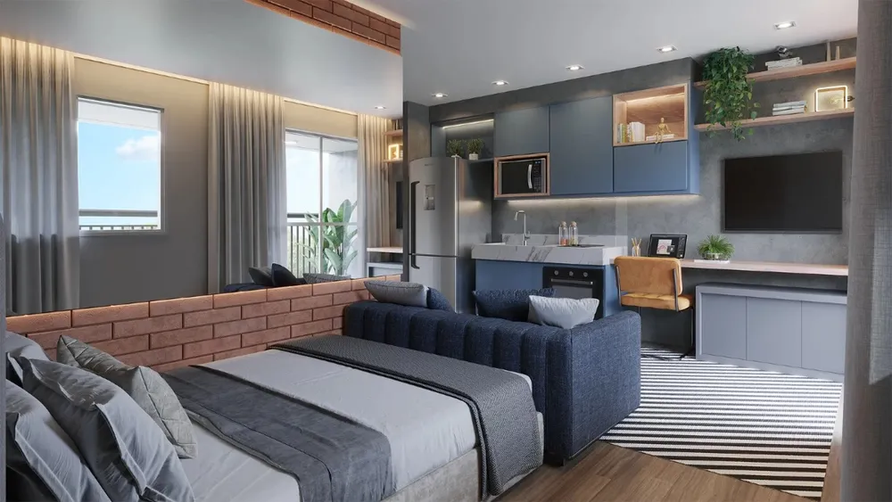Apartamento, 1 quarto, 35 m² - Foto 12