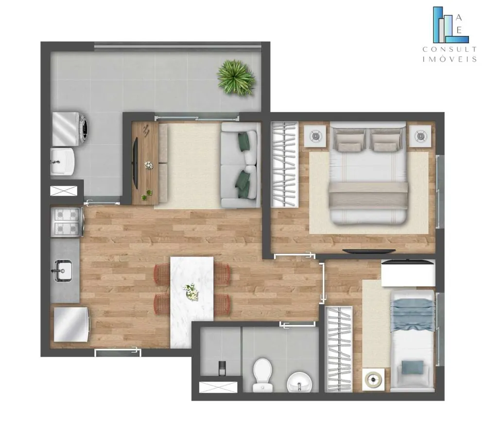 Apartamento, 2 quartos, 42 m² - Foto 16