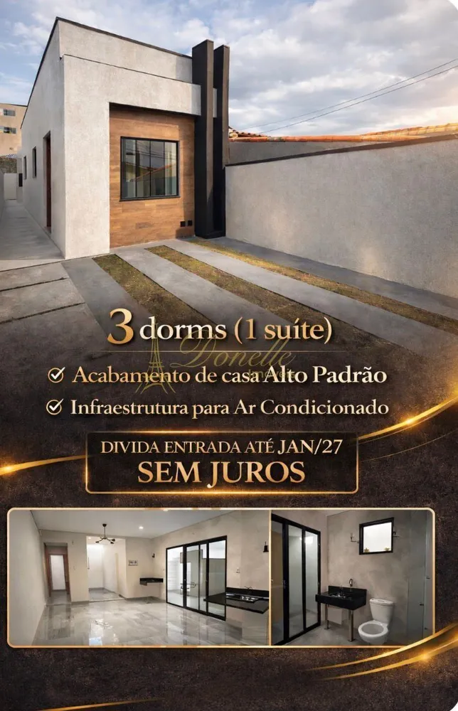 Casa, 3 quartos, 70 m² - Foto 1