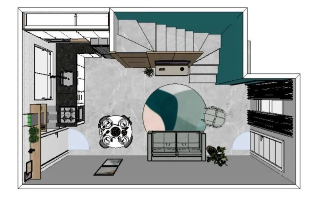 Sobrado, 2 quartos, 53 m² - Foto 17