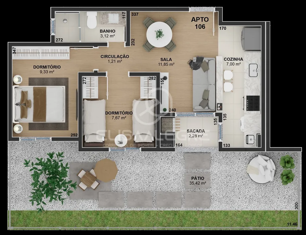 Apartamento, 2 quartos, 50 m² - Foto 5