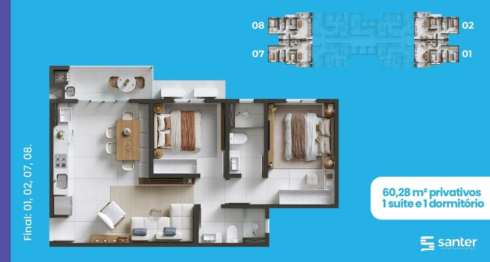 Apartamento, 2 quartos - Foto 14
