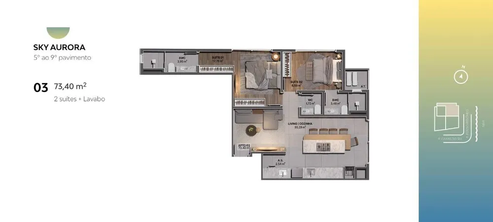 Apartamento, 2 quartos, 90 m² - Foto 10