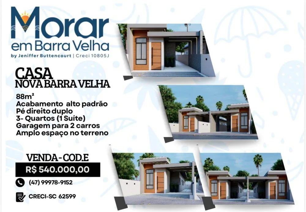 Casa, 3 quartos - Foto 1