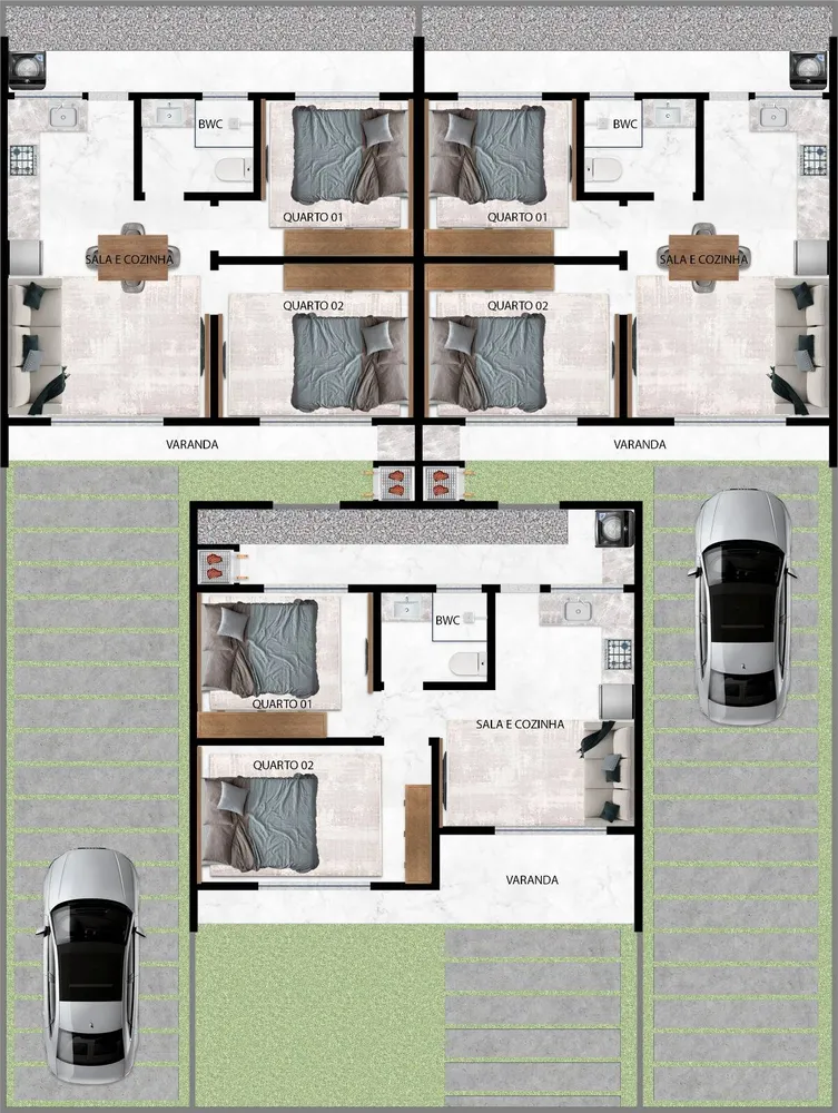 Casa, 2 quartos, 48 m² - Foto 5