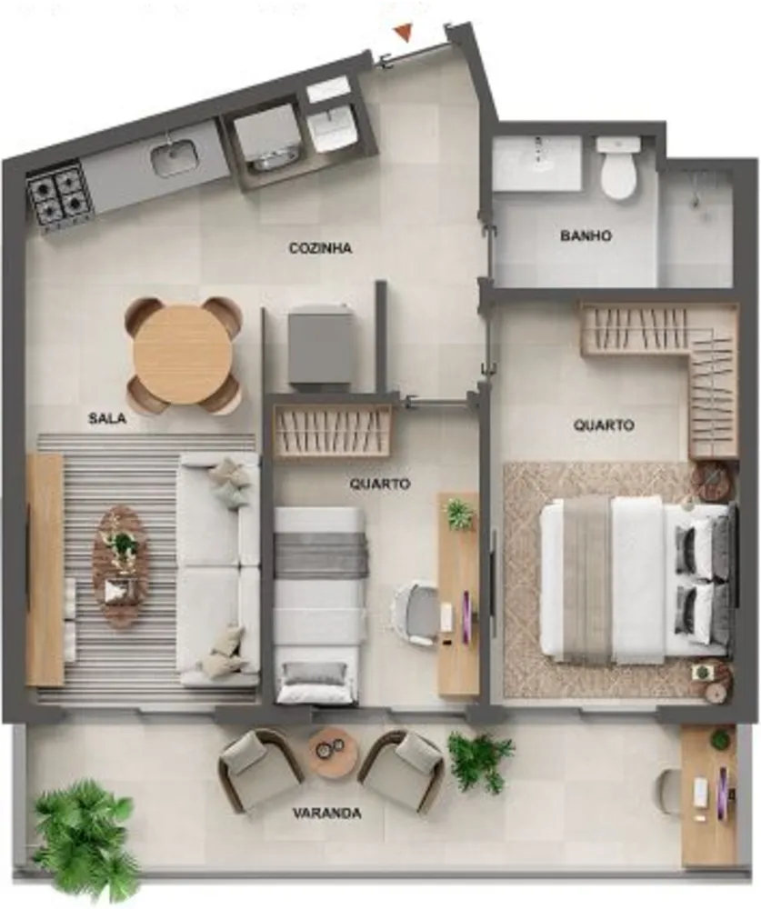 Apartamento, 1 quarto, 73 m² - Foto 85