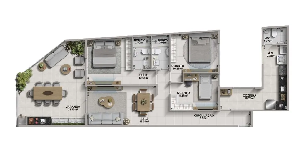 Apartamento, 3 quartos, 113 m² - Foto 14