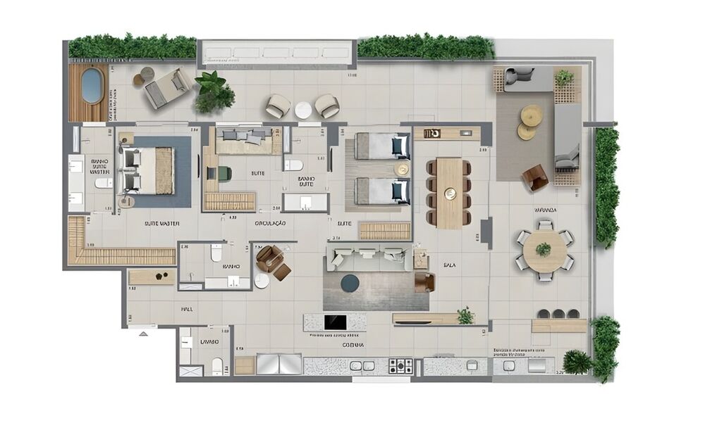 Apartamento à venda com 3 quartos, 166m² - Foto 8