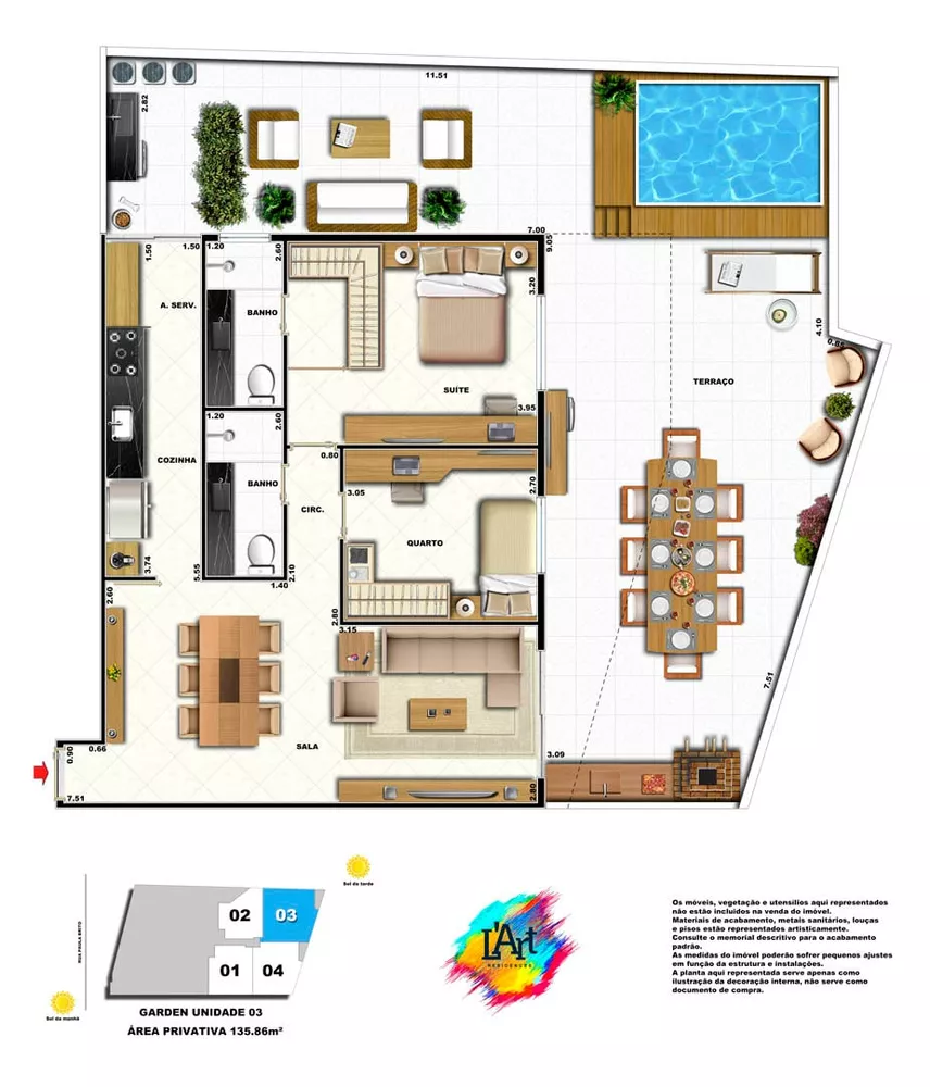 Cobertura, 2 quartos, 140 m² - Foto 38