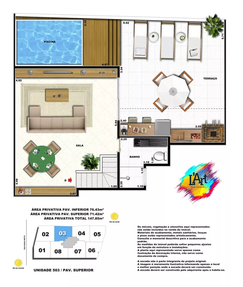 Cobertura, 2 quartos, 140 m² - Foto 35