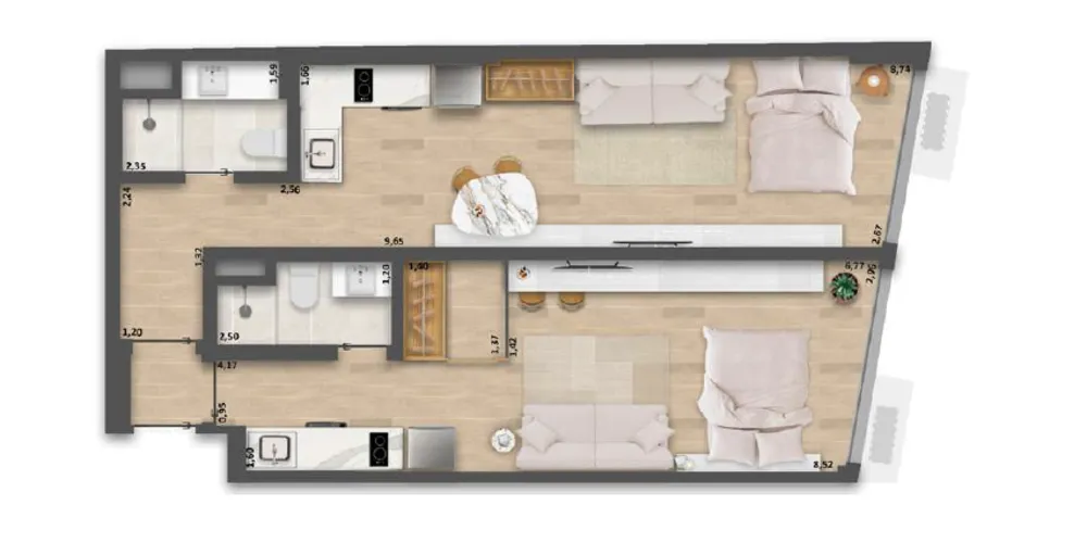 Cobertura, 1 quarto, 62 m² - Foto 56