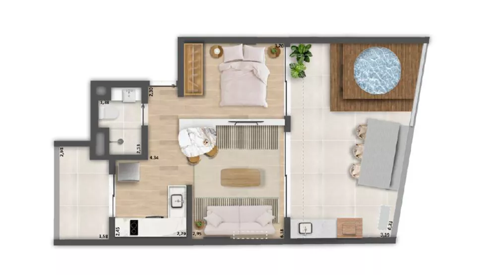 Cobertura, 1 quarto, 62 m² - Foto 26