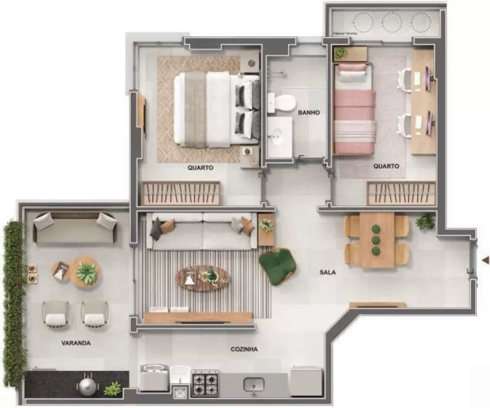 Apartamento, 1 quarto, 35 m² - Foto 23