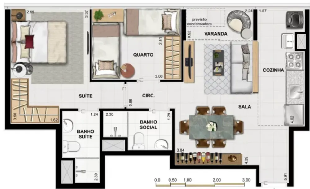 Apartamento, 2 quartos, 53 m² - Foto 11