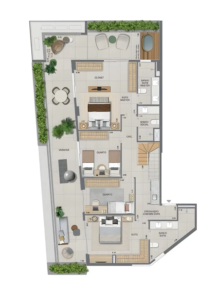 Cobertura, 3 quartos, 250 m² - Foto 74