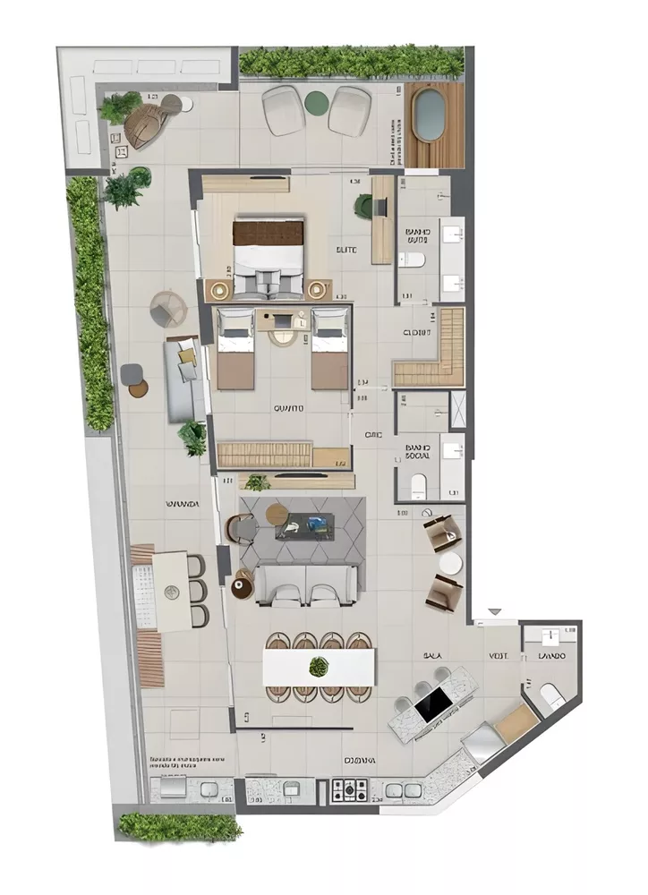 Cobertura, 3 quartos, 250 m² - Foto 16