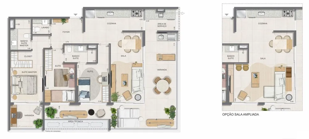 Apartamento, 3 quartos, 114 m² - Foto 68