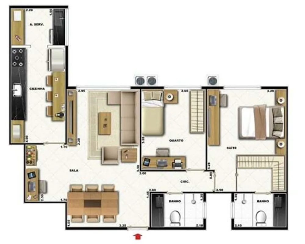Apartamento, 2 quartos, 68 m² - Foto 36