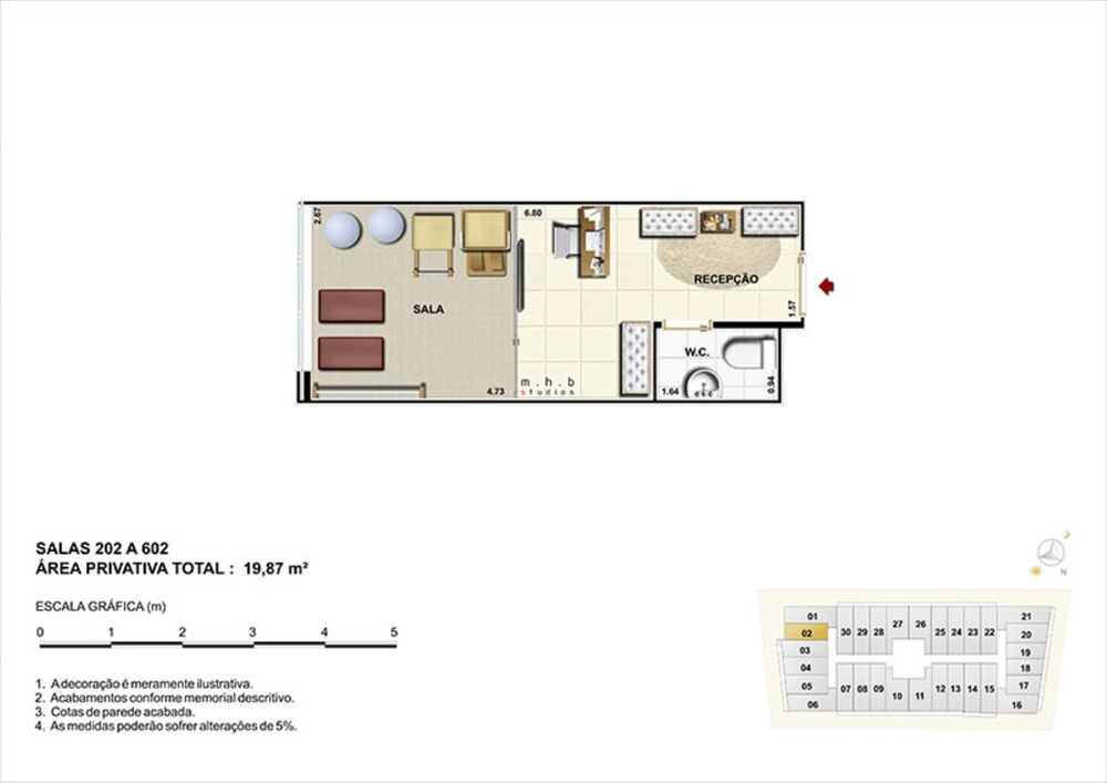 Sala-Conjunto, 22 m² - Foto 10