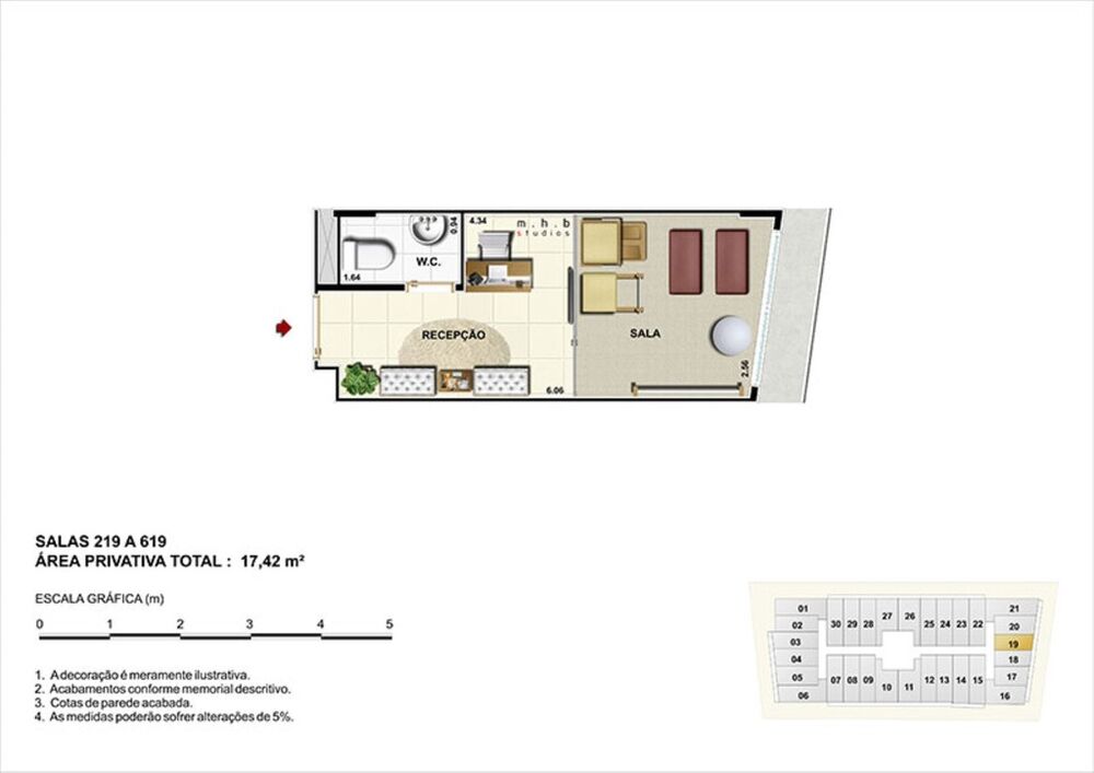 Sala-Conjunto, 22 m² - Foto 8