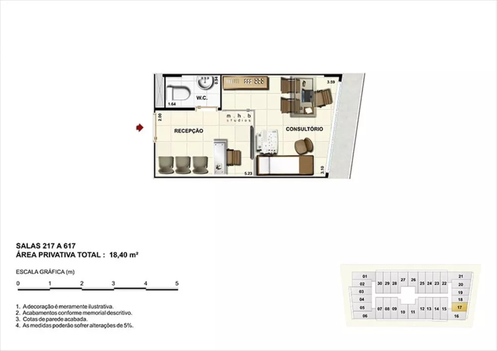 Sala-Conjunto, 22 m² - Foto 9