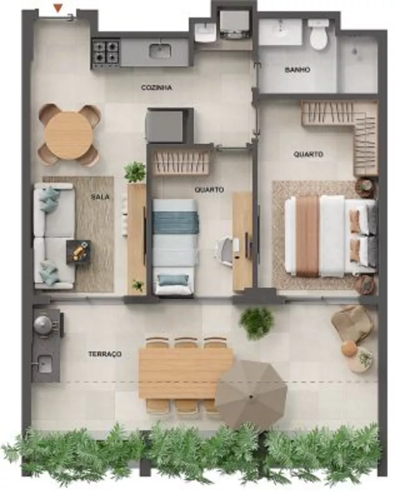 Apartamento, 2 quartos, 59 m² - Foto 39