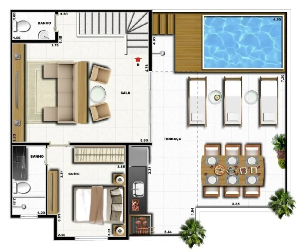 Cobertura, 4 quartos, 164 m² - Foto 43