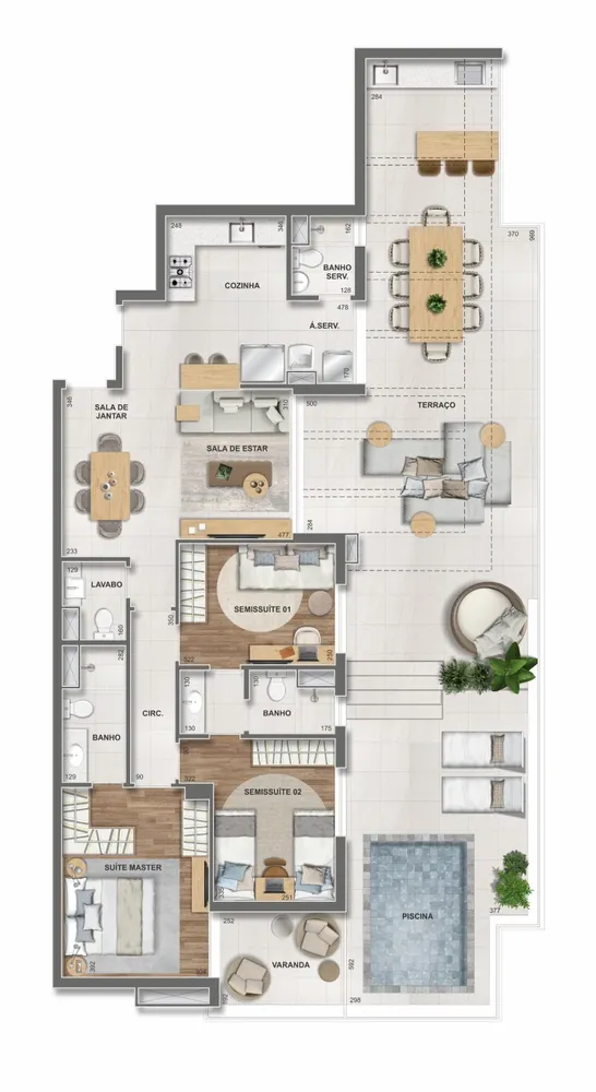 Apartamento, 2 quartos, 68 m² - Foto 154