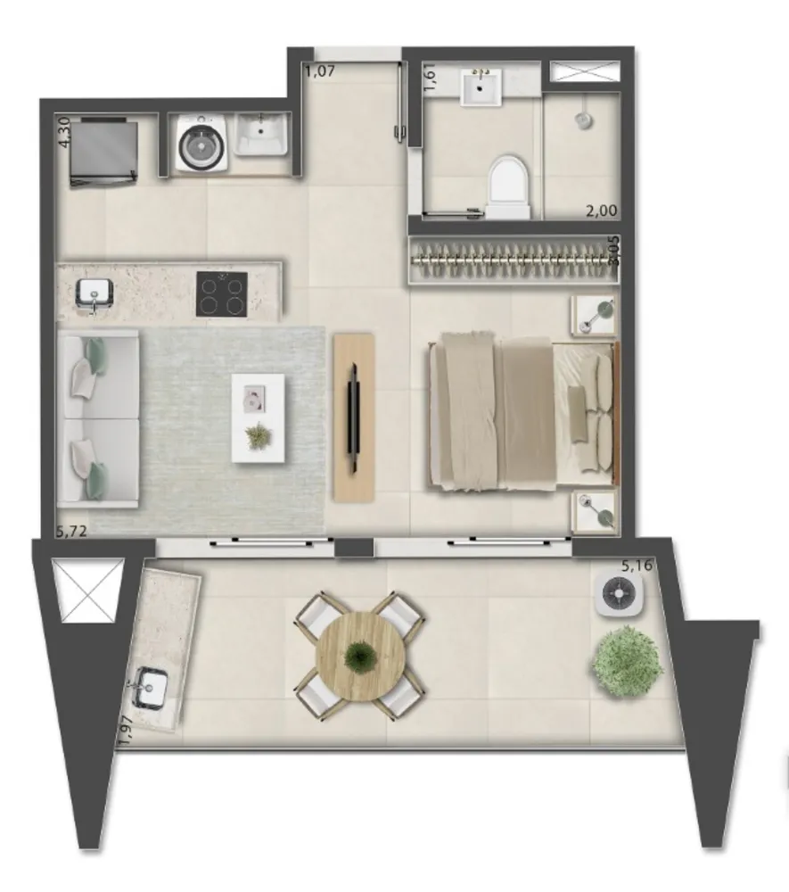 Apartamento, 1 quarto, 32 m² - Foto 118