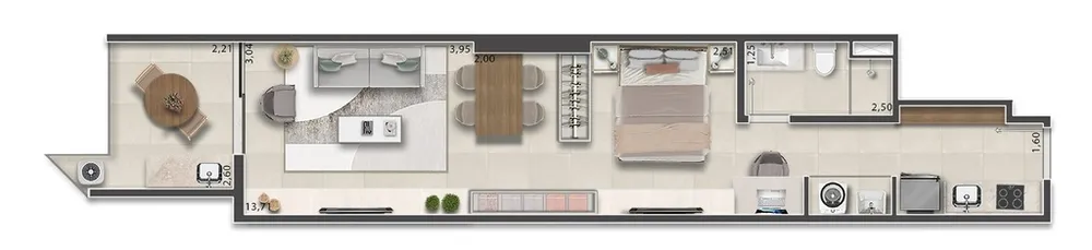 Apartamento, 1 quarto, 32 m² - Foto 122