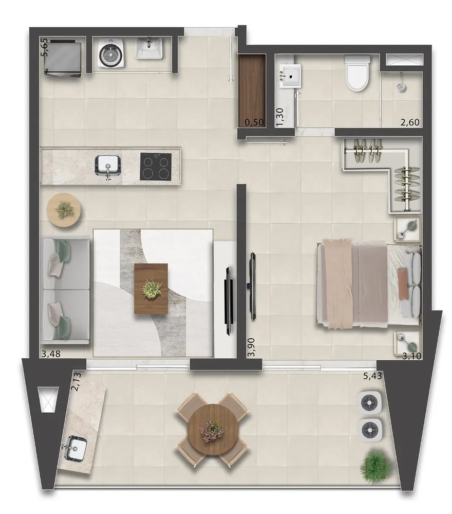 Apartamento, 1 quarto, 32 m² - Foto 125