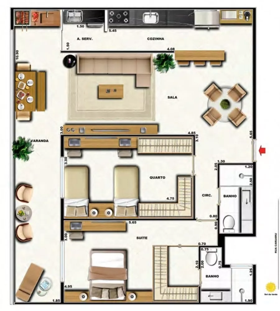 Cobertura, 3 quartos, 158 m² - Foto 33
