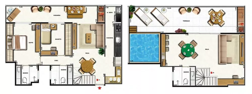 Cobertura, 3 quartos, 158 m² - Foto 18