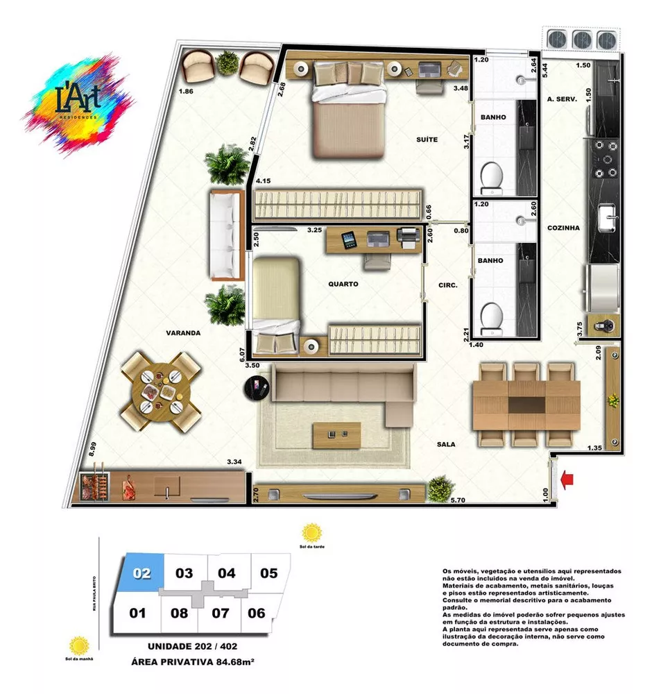 Apartamento, 2 quartos, 135 m² - Foto 20