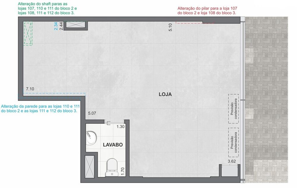 Loja-Salão à venda, 58m² - Foto 2