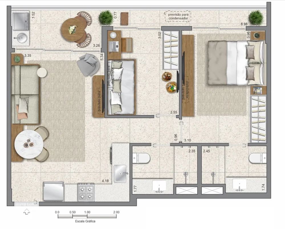 Apartamento, 1 quarto, 27 m² - Foto 30