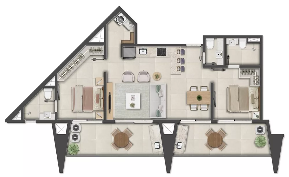 Apartamento, 1 quarto, 77 m² - Foto 8